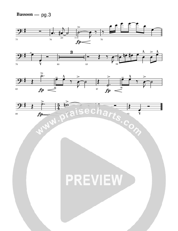 Jesus Is Coming Bassoon (Rick Muchow)