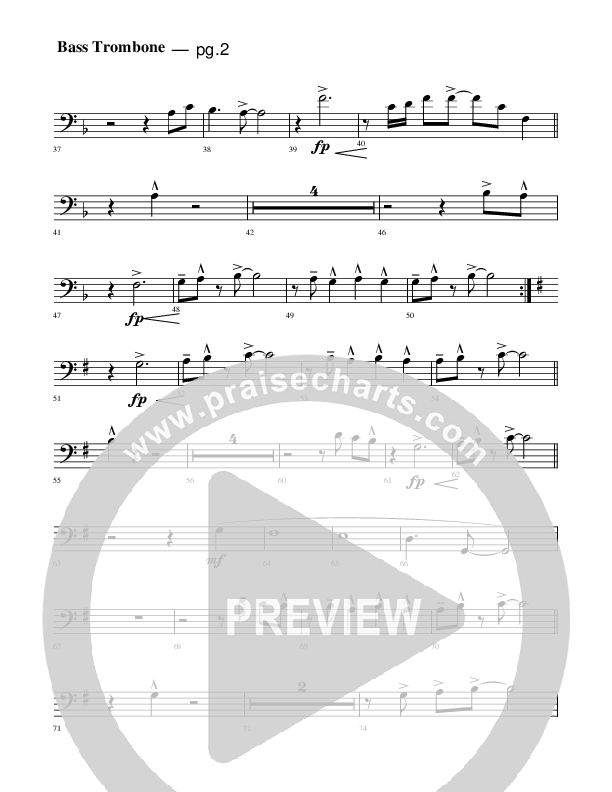 Jesus Is Coming Bass Trombone (Rick Muchow)