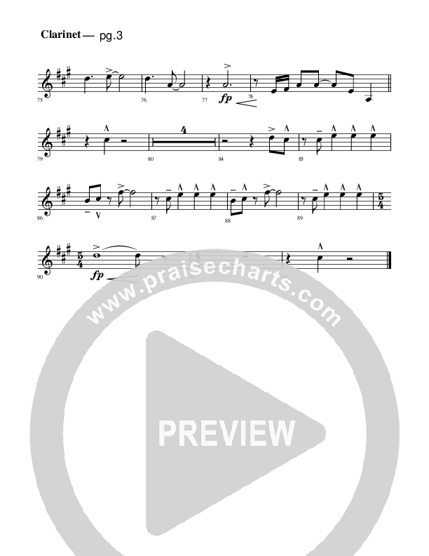 Jesus Is Coming Clarinet 1/2 (Rick Muchow)