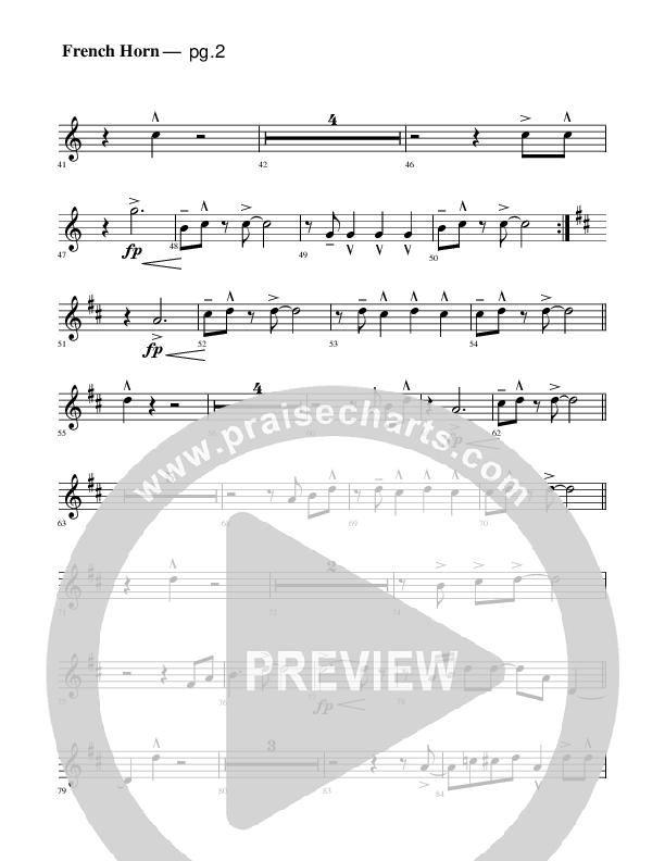 Jesus Is Coming French Horn (Rick Muchow)