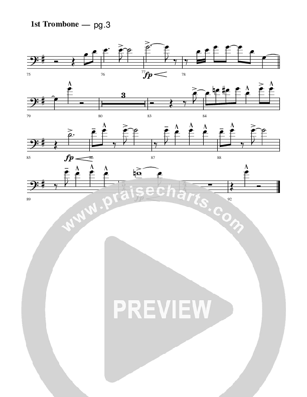 Jesus Is Coming Trombone 1 (Rick Muchow)