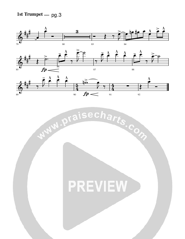 Jesus Is Coming Trumpet 1 (Rick Muchow)