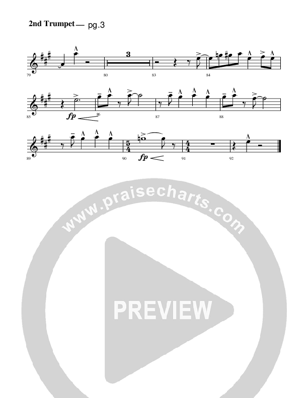 Jesus Is Coming Trumpet 2 (Rick Muchow)