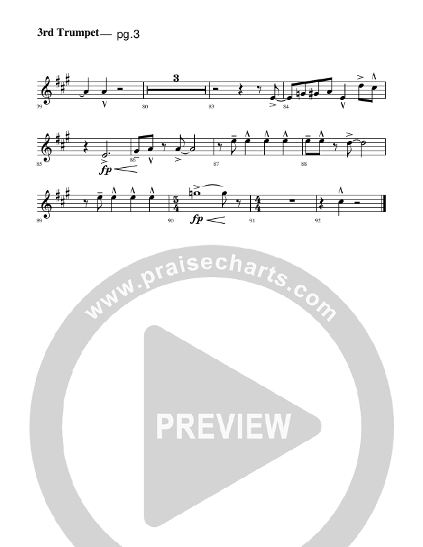 Jesus Is Coming Trumpet 3 (Rick Muchow)