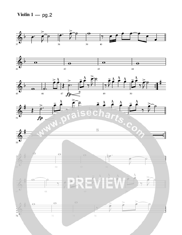 Jesus Is Coming Violin 1 (Rick Muchow)