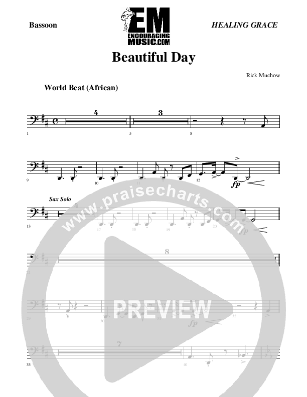 Beautiful Day Bassoon (Rick Muchow)