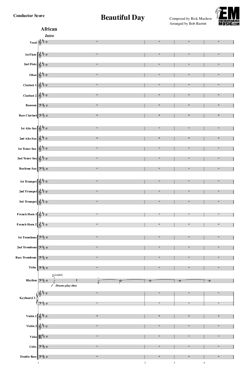 Beautiful Day Orchestration (Rick Muchow)