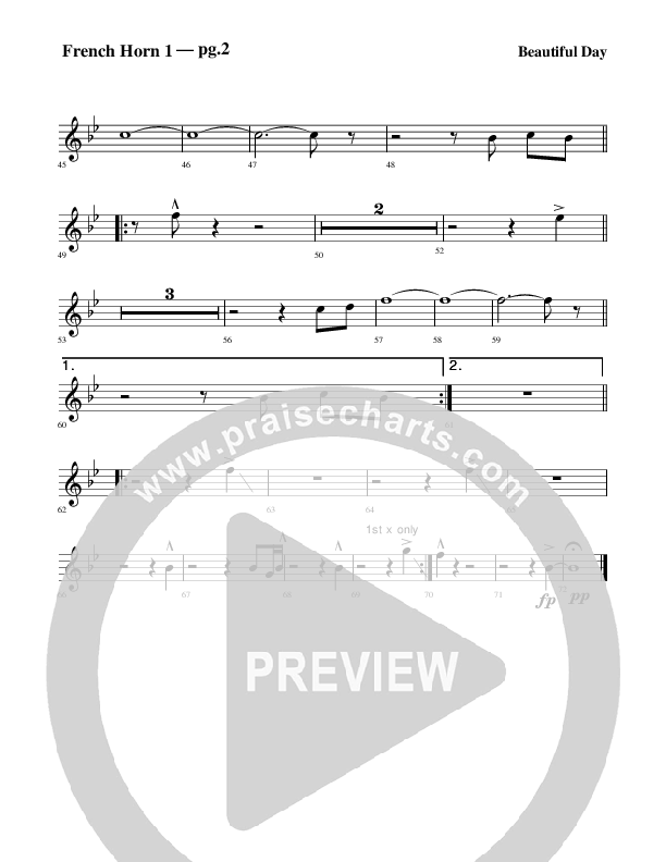 Beautiful Day French Horn 1 (Rick Muchow)