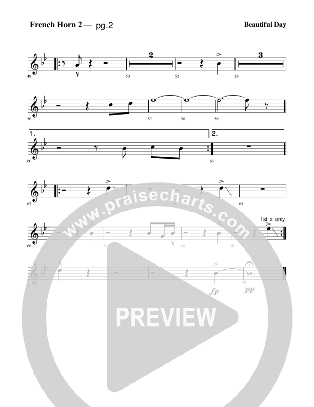 Beautiful Day French Horn 2 (Rick Muchow)