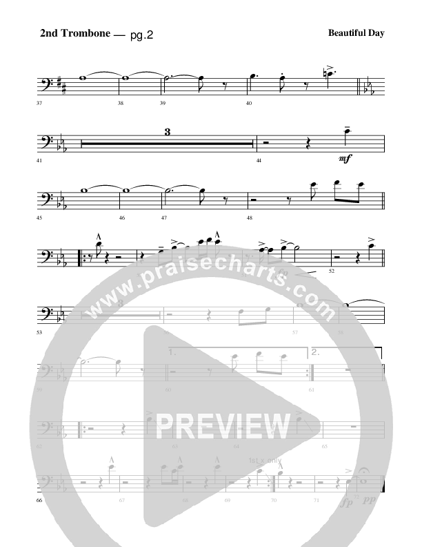 Beautiful Day Trombone 2 (Rick Muchow)