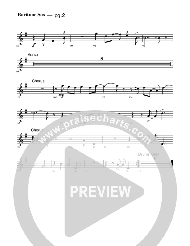 Take Time To Pray Bari Sax (Rick Muchow)