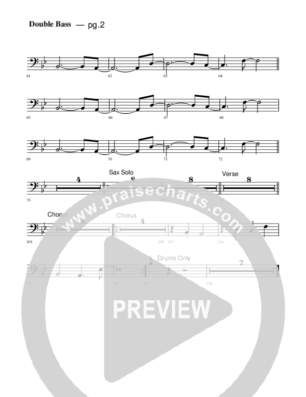 Take Time To Pray Double Bass (Rick Muchow)