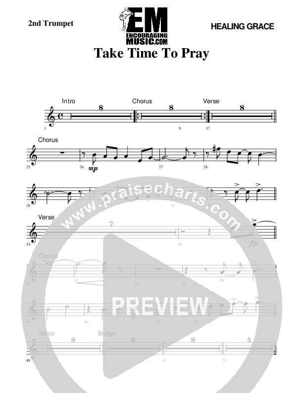Take Time To Pray Trumpet 2 (Rick Muchow)