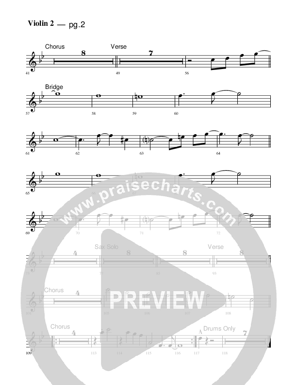 Take Time To Pray Violin 2 (Rick Muchow)