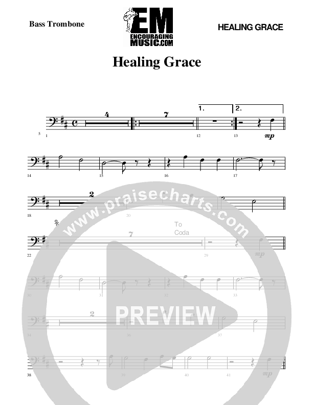 Healing Grace Bass Trombone (Rick Muchow)