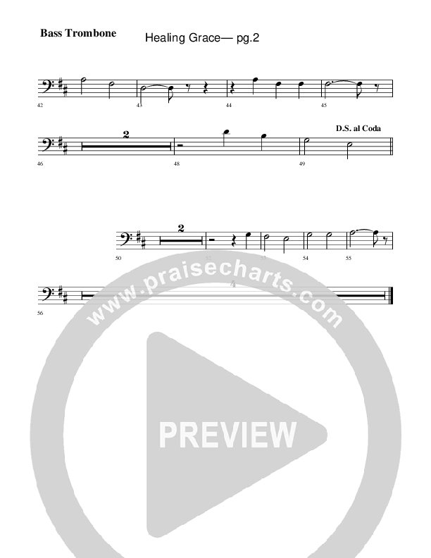 Healing Grace Bass Trombone (Rick Muchow)