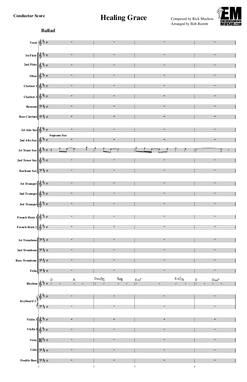 Healing Grace Orchestration (Rick Muchow)