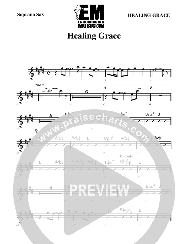 Healing Grace Soprano Sax (Rick Muchow)