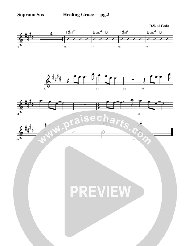 Healing Grace Soprano Sax (Rick Muchow)