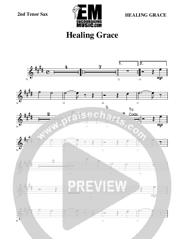 Healing Grace Tenor Sax 2 (Rick Muchow)