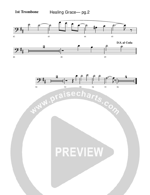 Healing Grace Trombone 1 (Rick Muchow)