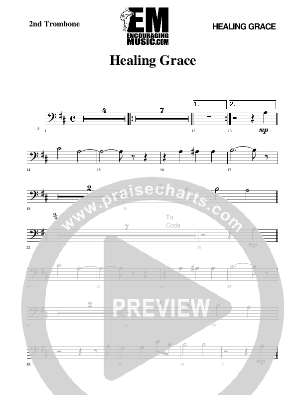 Healing Grace Trombone 2 (Rick Muchow)