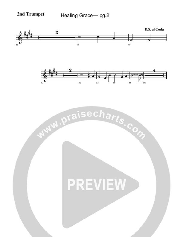 Healing Grace Trumpet 2 (Rick Muchow)