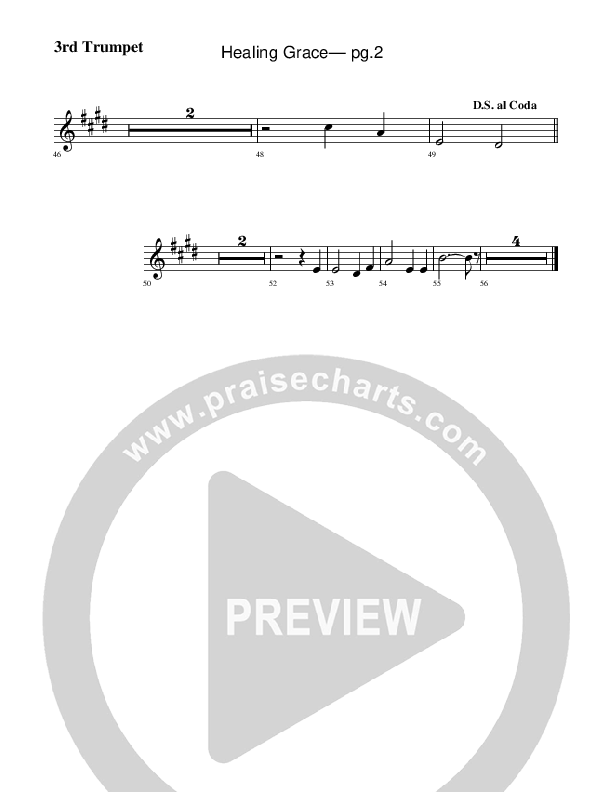 Healing Grace Trumpet 3 (Rick Muchow)