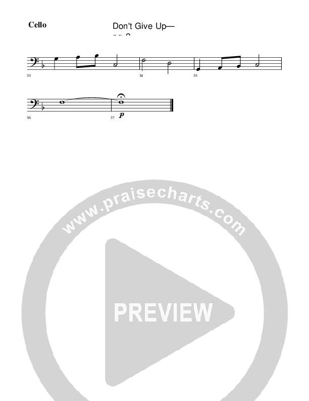 Don't Give Up Cello (Rick Muchow)