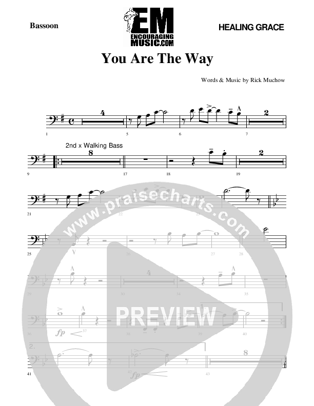 You Are The way Bassoon (Rick Muchow)