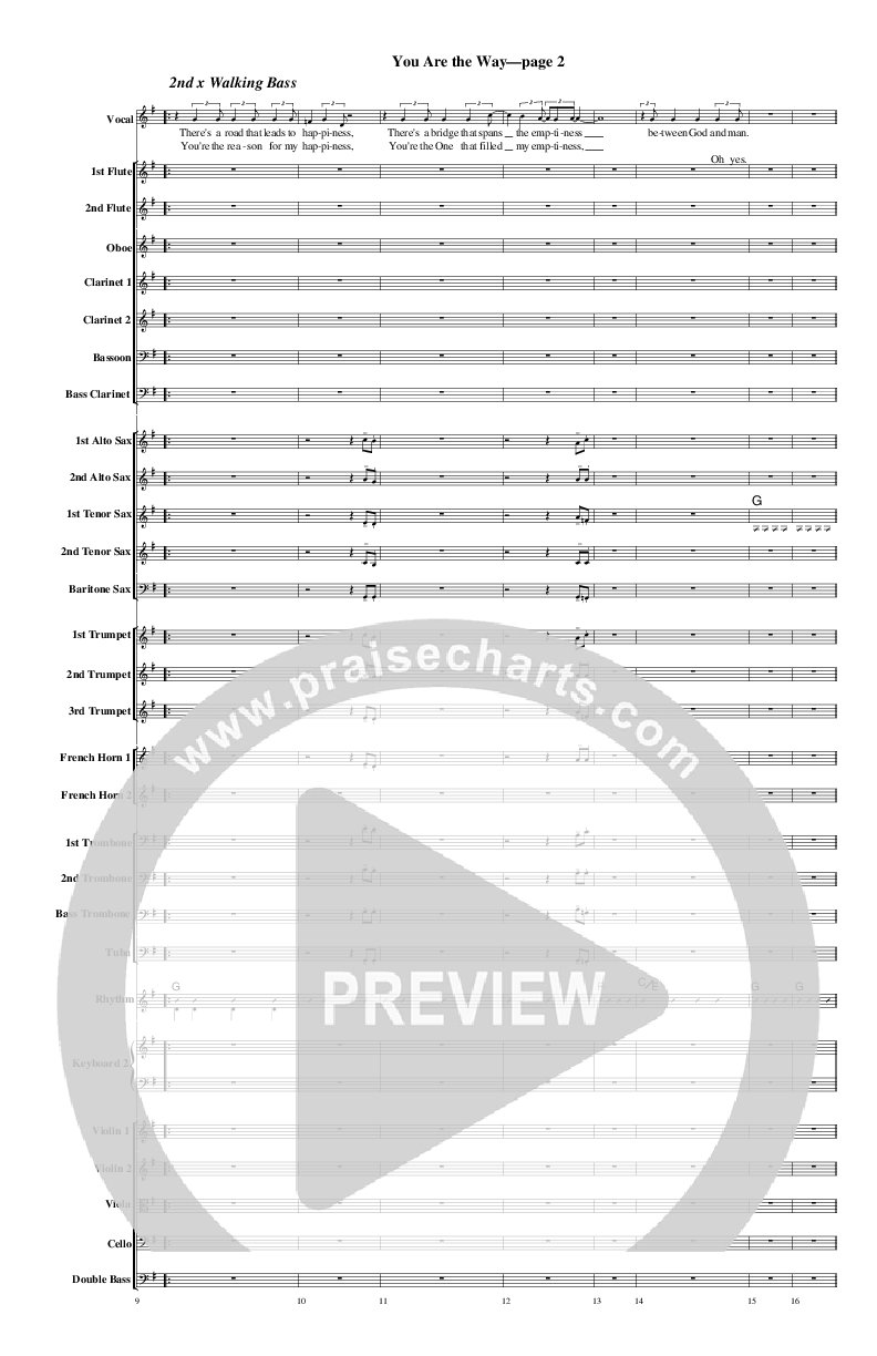 You Are The way Conductor's Score (Rick Muchow)