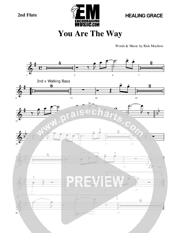 You Are The way Flute 1/2 (Rick Muchow)