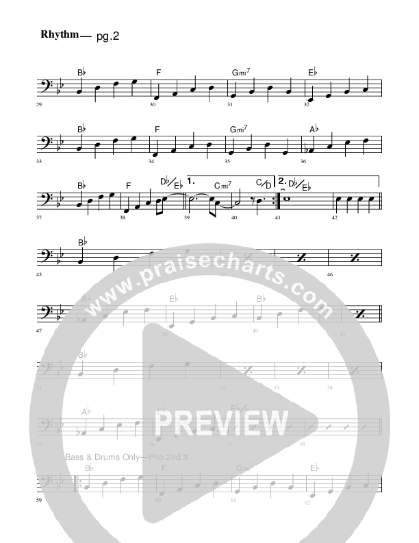 You Are The way Rhythm Chart (Rick Muchow)