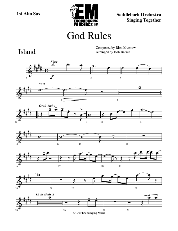 God Rules Alto Sax (Rick Muchow)