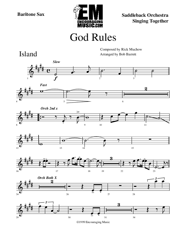 God Rules Bari Sax (Rick Muchow)