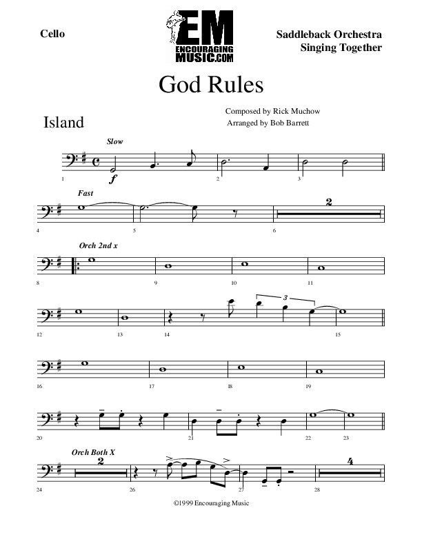 God Rules Cello (Rick Muchow)