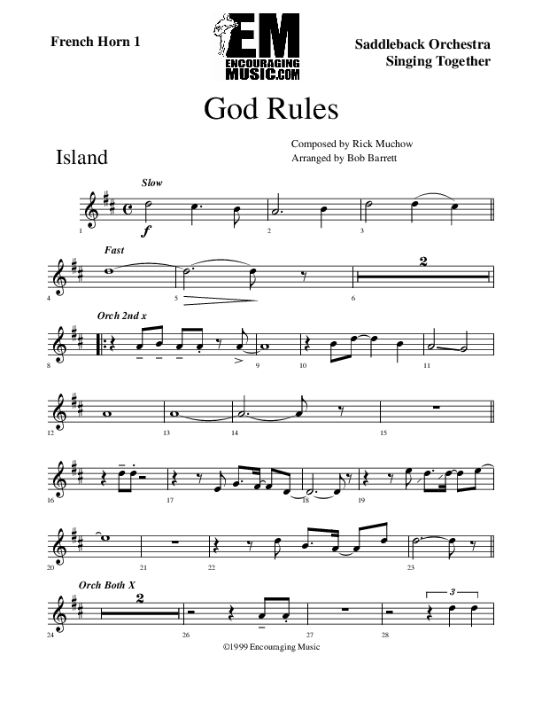 God Rules French Horn 1 (Rick Muchow)