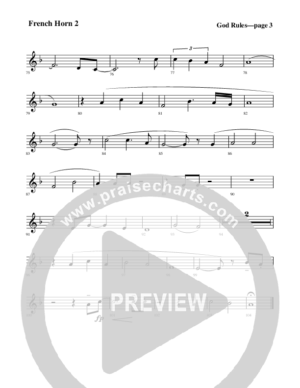 God Rules French Horn (Rick Muchow)