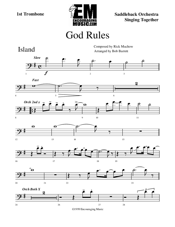 God Rules Trombone 1 (Rick Muchow)