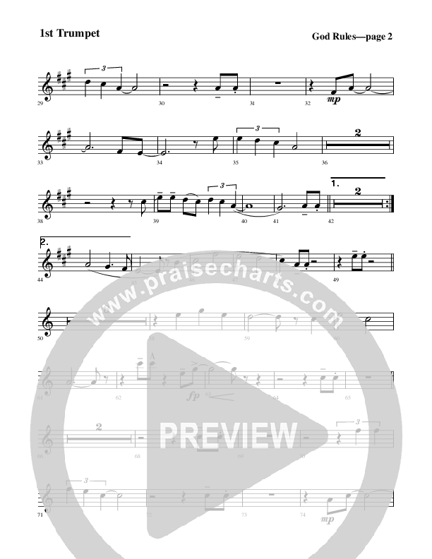 God Rules Trumpet 1 (Rick Muchow)