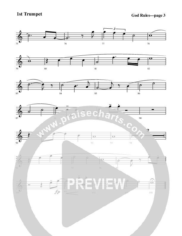 God Rules Trumpet 1 (Rick Muchow)