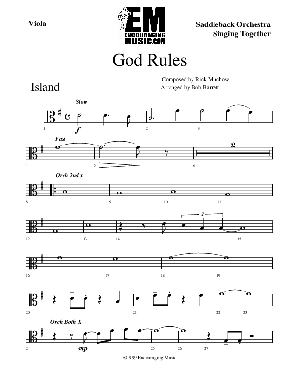 God Rules Viola (Rick Muchow)