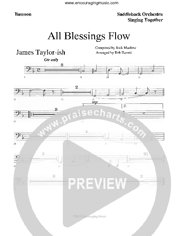 All Blessings Flow Bassoon (Rick Muchow)