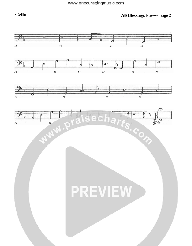 All Blessings Flow Cello (Rick Muchow)