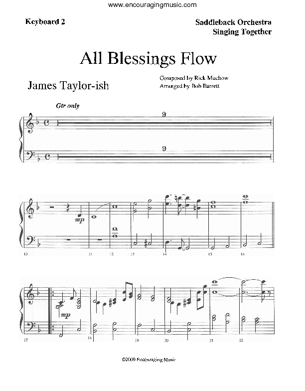 All Blessings Flow Synth (Rick Muchow)
