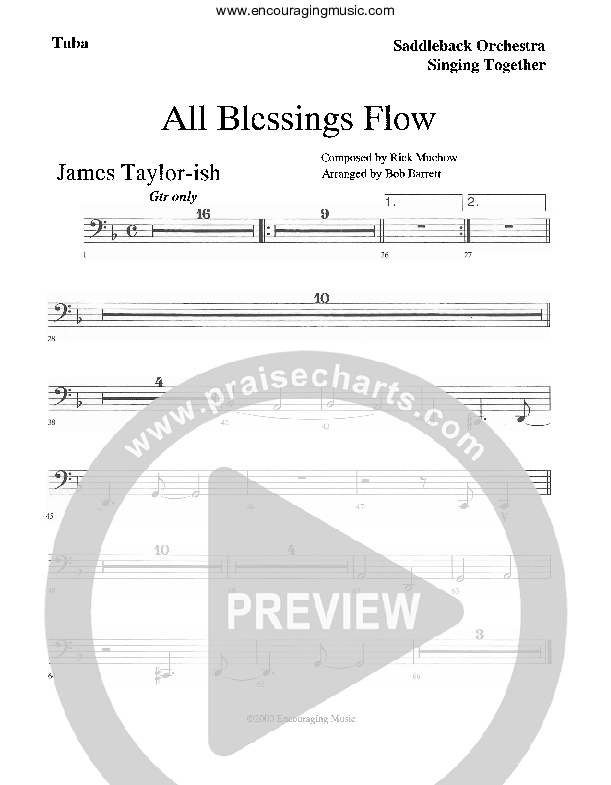 All Blessings Flow Tuba (Rick Muchow)