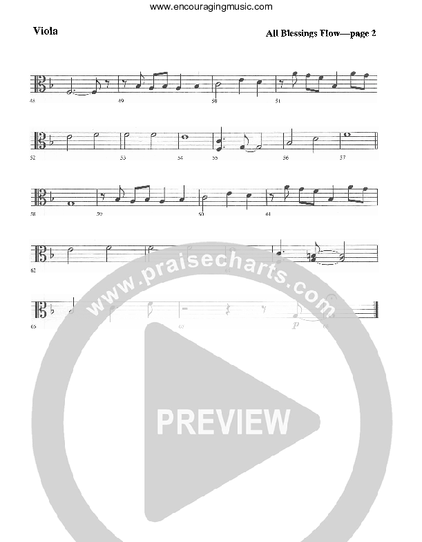 All Blessings Flow Viola (Rick Muchow)