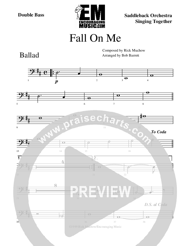 Fall On Me Bass Guitar (Rick Muchow)