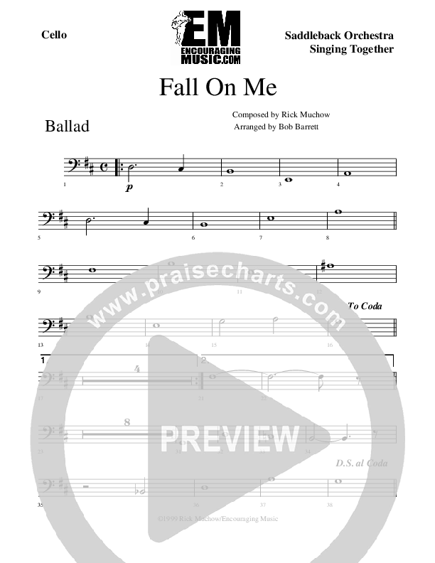 Fall On Me Cello (Rick Muchow)