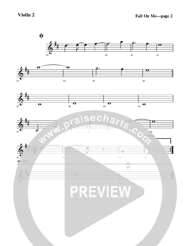 Fall On Me Violin 2 (Rick Muchow)